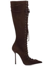 Le Silla - Colette Lace-Up Boots - Lyst