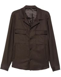 Briglia 1949 - John Button-Up Pocket-Detail Shirt Jacket - Lyst