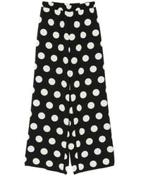 Junya Watanabe - Polka-Dot Wide-Leg Trousers - Lyst