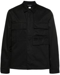 C.P. Company - Zip-up Cotton Shirt Jacket - Lyst