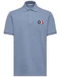 Moncler - Triple Logo Polo - Lyst