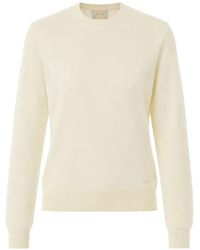 A.P.C. - Philomena Embroidered-Logo Sweater - Lyst