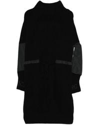 Iceberg - High-Neck Zip-Pocket Dress - Lyst