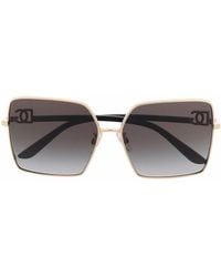 Dolce & Gabbana - Oversized Gradient Sunglasses - Lyst