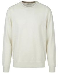 Altea - Gebreide Trui Met Ronde Hals - Lyst