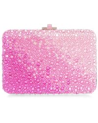 Judith Leiber - Slim Slide Gradient Caviar Crystal-Embellished Mini Bag - Lyst
