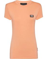 Philipp Plein - T-Shirt À Plaque Logo - Lyst