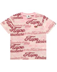Aape By A Bathing Ape - Printed Patch T-Shirt - Lyst