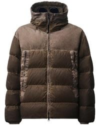 C.P. Company - Goggle-Detail Quilted Jacket - Lyst
