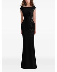 Gemy Maalouf - Bead-Embellished Floral-Motif Dress - Lyst