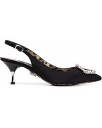 Philipp Plein - Crystal Hexagon Pointed Pumps - Lyst