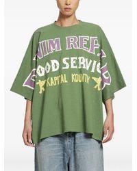 Kapital - Huge-T Slogan-Print T-Shirt - Lyst