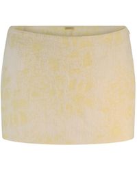 Cult Gaia - Savoy Jacquard-Pattern Mini Skirt - Lyst