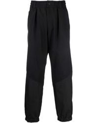 Moncler - Pleated Panelled Trousers - Lyst
