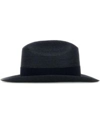 Borsalino - Chapeau À Détail De Ruban - Lyst