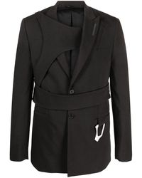 HELIOT EMIL - Layered-effect Single Breasted Blazer - Lyst
