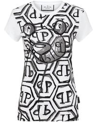Philipp Plein - Teddy Bear-Embellished T-Shirt - Lyst