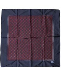 Dolce & Gabbana - Geometric-Print Silk Scarf - Lyst