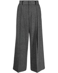 Yohji Yamamoto - Pantalones anchos con pinzas - Lyst