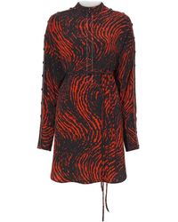 Proenza Schouler - Leopard-print Crepe De Chine Shirtdress - Lyst