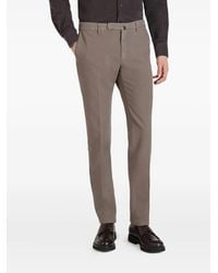 Incotex - Pressed-Crease Regular Trousers - Lyst