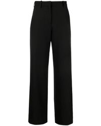 Maje - High-Waist Flared Trousers - Lyst
