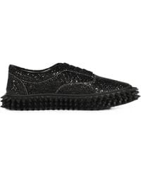 Doublet - Glitter-Detail Spiked-Sole Sneakers - Lyst