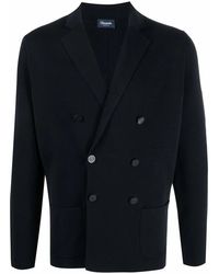 Drumohr - Double-Breasted Button Blazer - Lyst