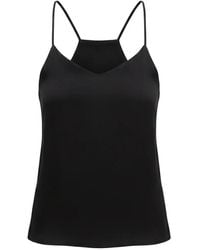 Twinset - Satin Top With Thin Shoulder Straps - Lyst