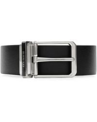 Burberry - Cinturón Reversible De Piel Con Logo Esmaltado - Lyst