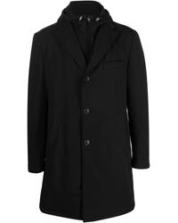Corneliani - Single-Breasted Hooded Lightweight Jacket - Lyst