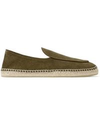 Jimmy Choo - Shenton Moss Etched Velvet Suede Espadrilles - Lyst