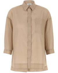 Peserico - Asymmetric Hem Shirt - Lyst