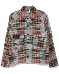 sunflower - Cpo Check-Print Shirt - Lyst