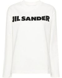 Jil Sander - Logo-print Sweatshirt - Lyst