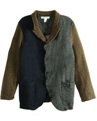 Comme des Garçons - Wool Blend Single Breasted Coat - Lyst
