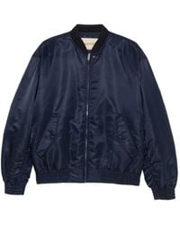 Valentino Garavani - Nylon Bomber Jacket With Vgold - Lyst