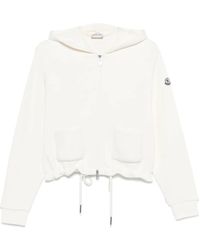 Moncler - Hoodie With Coulisse - Lyst