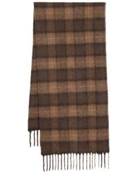Woolrich - Karierter Schal Mit Fransen - Lyst