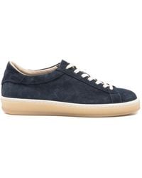Eleventy - Lace-Up Leather Sneakers - Lyst