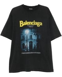 Balenciaga - Printed T-Shirt - Lyst