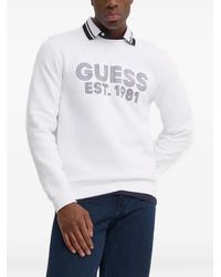 Guess - Pull À Logo Imprimé - Lyst