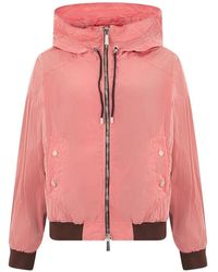 Moorer - Hooded Zip-Up Jacket - Lyst