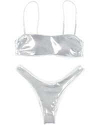 MATINEÉ - Arianna Metallic-Effect Bikini - Lyst
