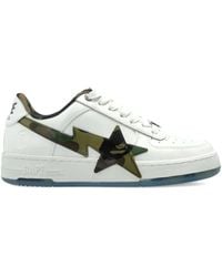A Bathing Ape - Sta Os Camo-Star Sneakers - Lyst