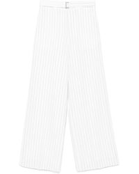 Sacai - Pinstripe Palazzo Trousers - Lyst