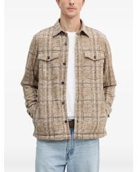 Joop! - Button-Up Check-Pattern Shirt Jacket - Lyst