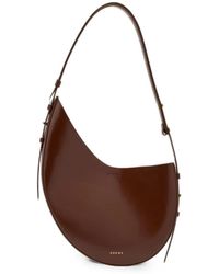 Soeur - Asymmetric-Cut Leather Shoulder Bag - Lyst