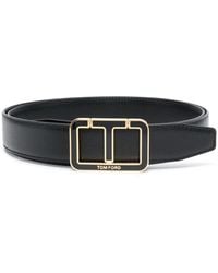 Tom Ford - Logo Leather Belt - Lyst