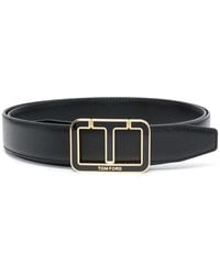 Tom Ford - Logo Leather Belt - Lyst